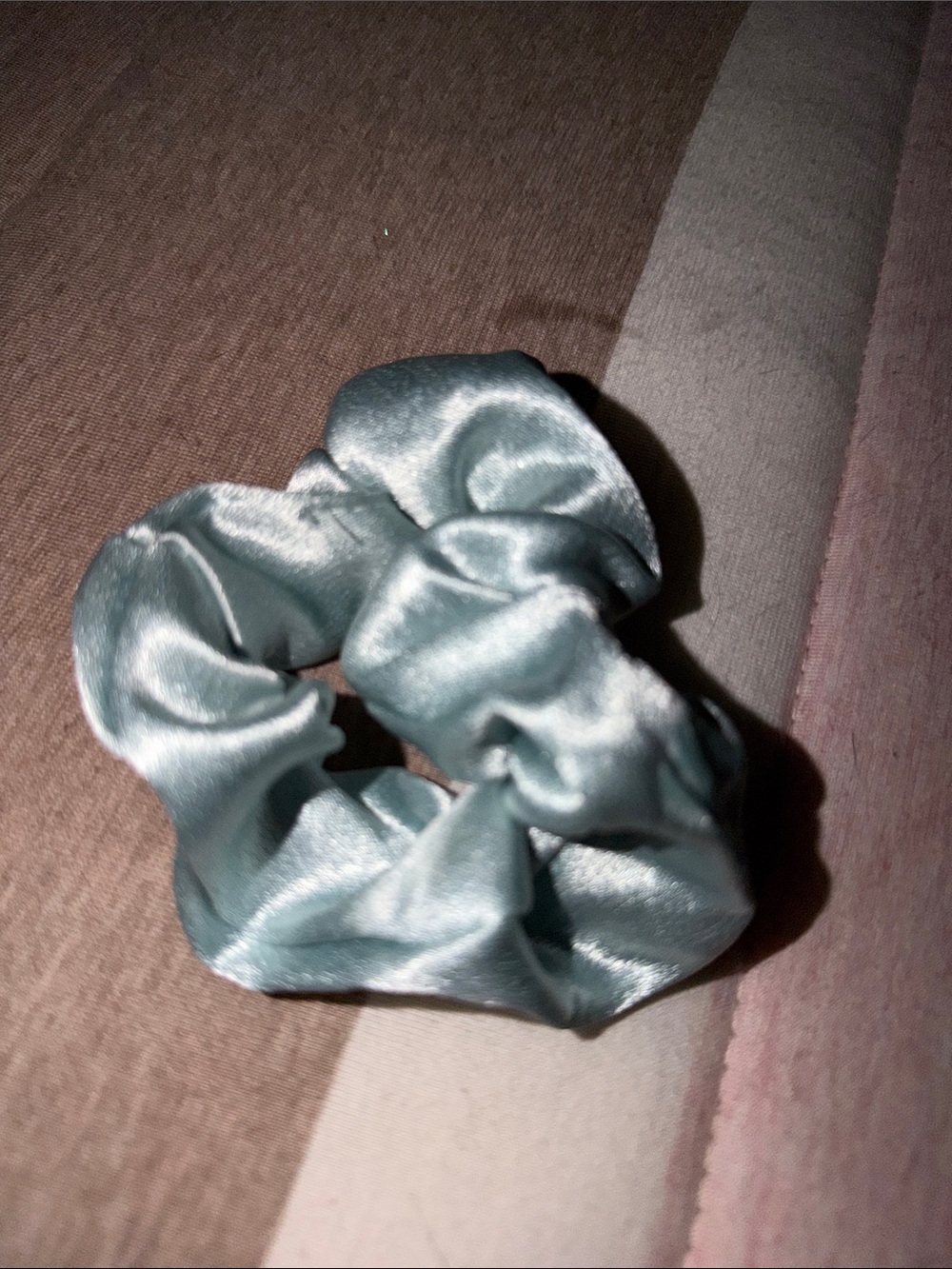 Target Satin Scrunchie - Pale Aqua